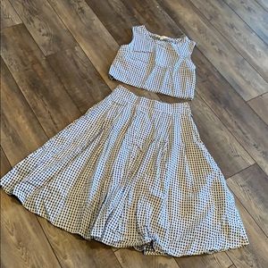 Crop tank and matching skirt Relished medium